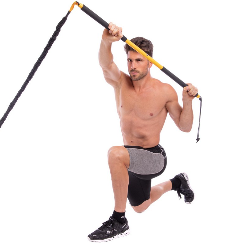 Спортивний тренажер TRX FI-3728-07 Rip Trainer для розвитку обертальної сили. Чорно-жовтий
