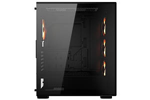 Корпус Cougar MX220 RGB Black Black без БЖ (MX220 RGB Black)