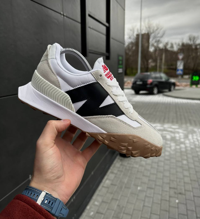Чоловічі кросівки New Balance XC 72 бежеві Нью Баланс ХС замша текстиль весна літо
