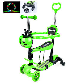 Самокат-біговел 5в1 MAXI зелений JR3-101-GR