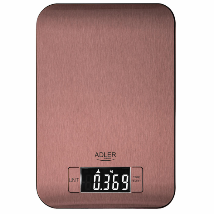 Кухонні ваги Adler AD 3183 copper- 5kg, фото 1