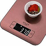 Кухонні ваги Adler AD 3183 copper- 5kg, фото 9