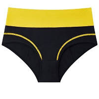 Труси для критичних днів сліпи бавовняні з високою посадкою. Трусики для місячних з чорною ластовицею