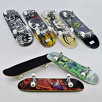 Скейтборд дерев'яний скейт із малюнком