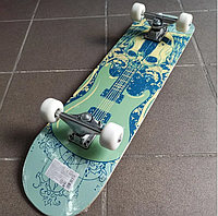 Скейт дитячий класичний із дерев'яною дошкою канадський клен.