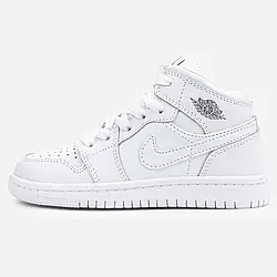 Кросівки K0008 Jordan 1 White 26 топ якість чоловічі унісекс