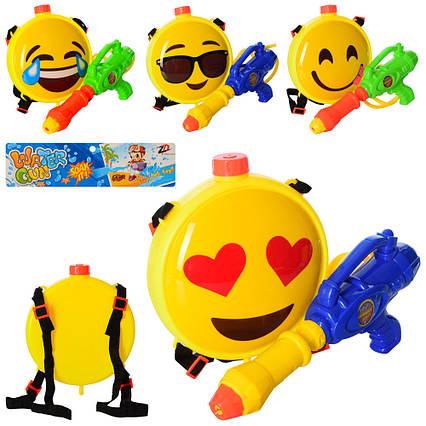 Водяний автомат з помпою, балон на плечі, 4 види, кул., 30х47х6 см (MR 0430)