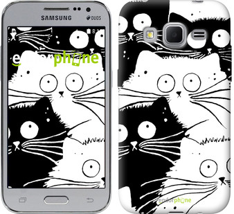 Чохол на Samsung Galaxy J1 Mini J105H Коти v2 "3565c-258"