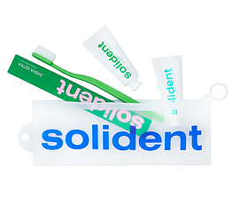 Набір для подорожей зелений Solident Travel Kit Mint & Watermelon