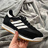 Чоловічі жіночі кросівки Adidas SL 72 Black White кеди Адідас СЛ чорні з білим замша текстиль, фото 5