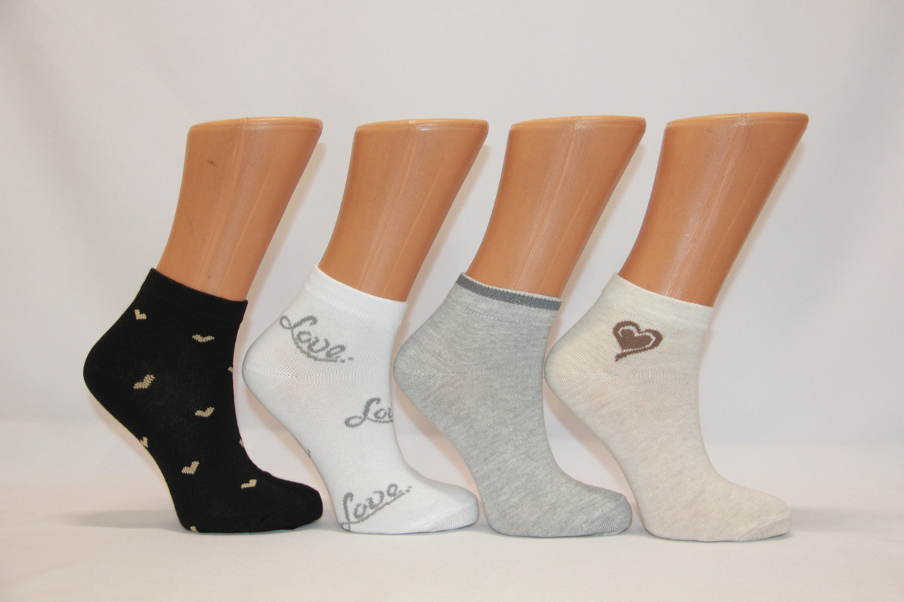 Жіночі шкарпетки з бавовни Style Luxe КЛ KJ 23-25 kj к-2 серця