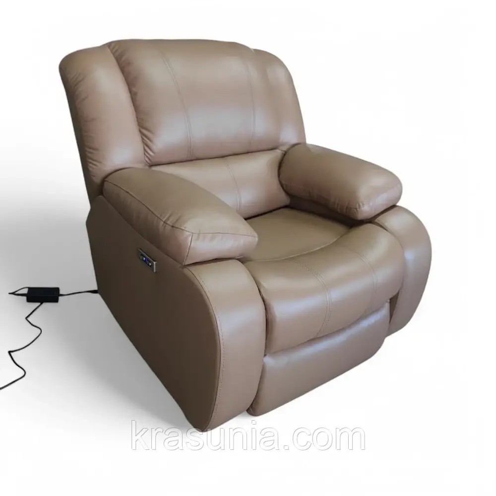 Крісло-реклайнер Модель 7 з двома моторами та USB, фото 1
