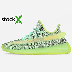 Кросівки 0255 Адідас Yeezy Boost 350 v2 Yeezreel топ якість чоловічі унісекс