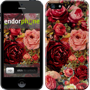 Чохол на iPhone SE Квітучі троянди "2701c-214"