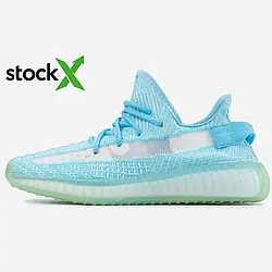 Кросівки 0155 Адідас Yeezy BOOST 350 v2 Bluewater топ якість чоловічі унісекс