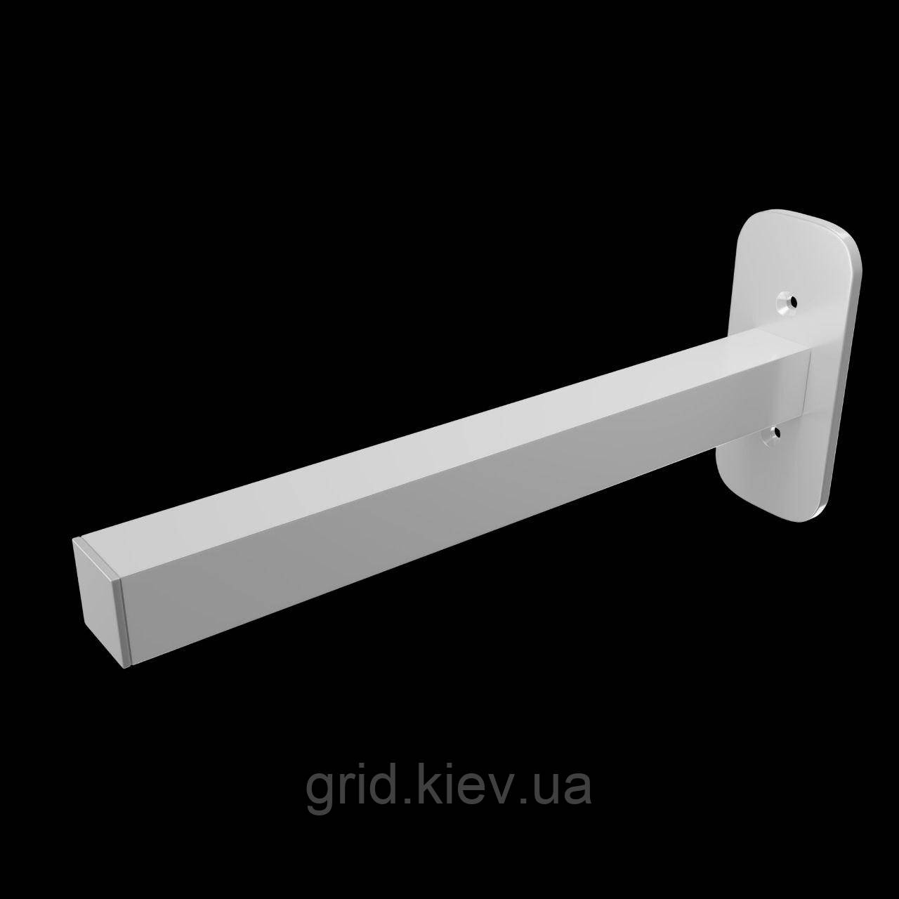 Кронштейн консольний LOFT-01 200х100 (20х20-40х4) універсальний 1шт білий