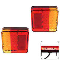 Задній універсальний світлодіодний ліхтар PULSO BL-64914 12v, 24v 100mm*100mm