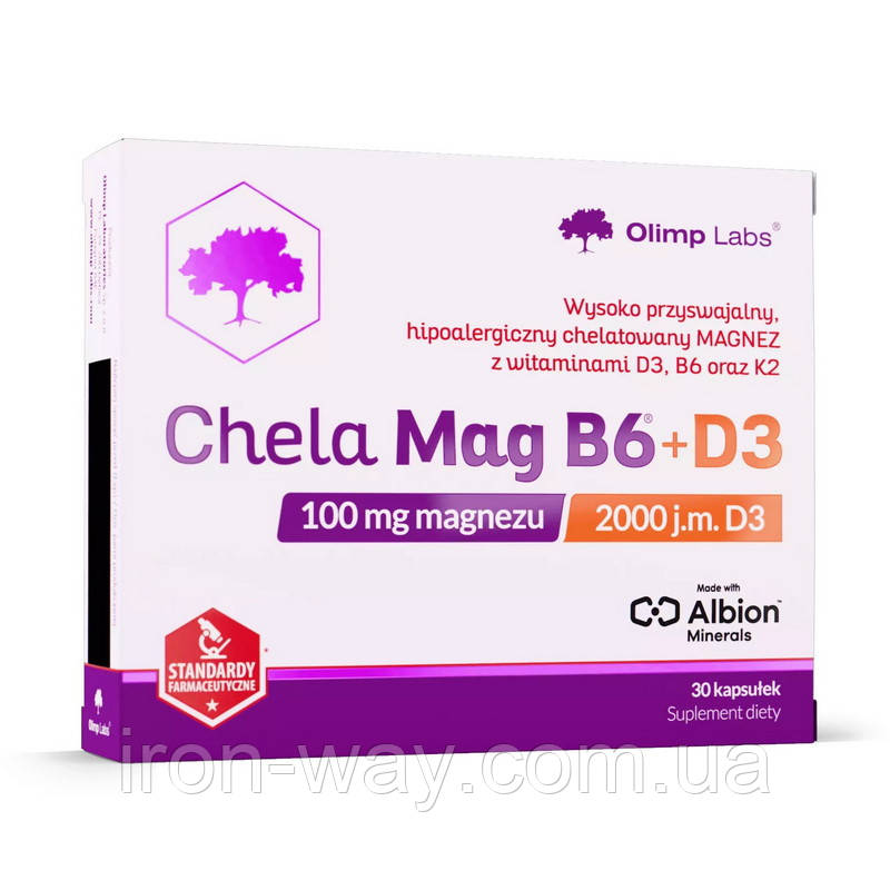 Olimp Chela-Mag B6 + D3 (30 caps)