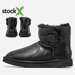 Кросівки 1025 Угг Ugg Mini Bailey Button топ якість чоловічі унісекс