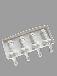 Силіконова форма для ескімо та ін «18+"