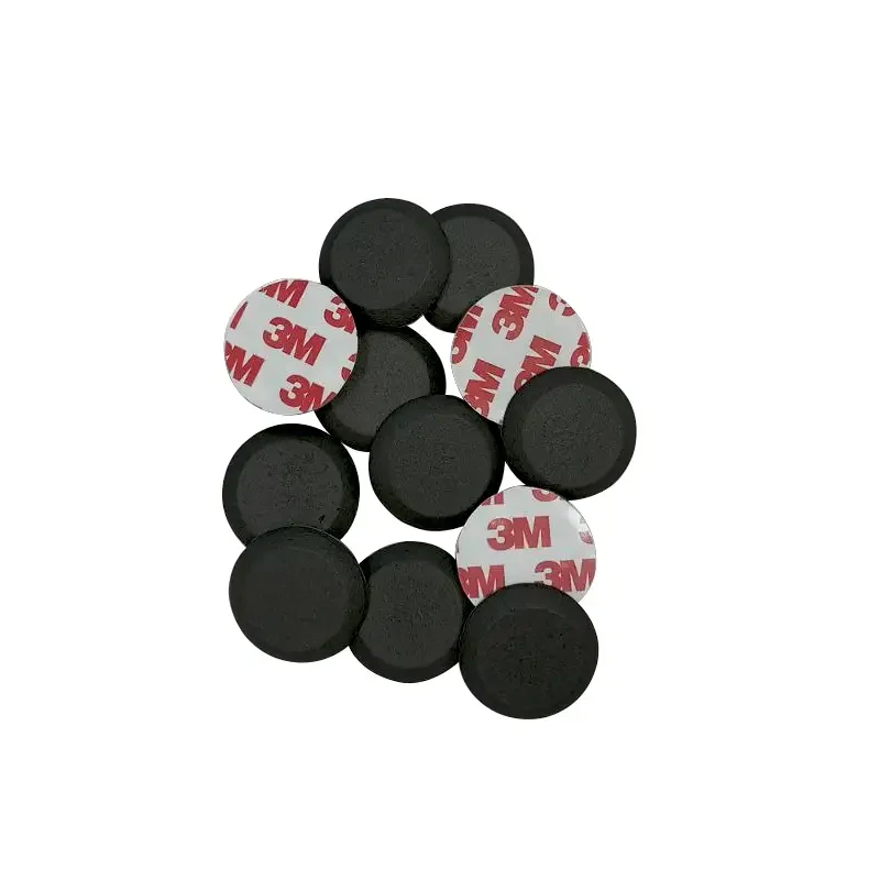 Тактильний індикатор гнучкий самоклейний Ø33 мм "Конус" чорний