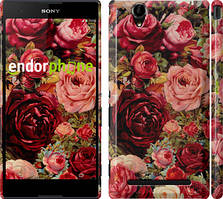 Чохол на Sony Xperia T2 Ultra Dual D5322 Квітучі троянди "2701c-92"