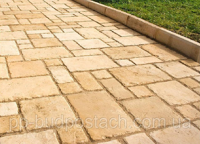 Укладання тротуарної плитки та бруківки на бетонну основу своїми руками