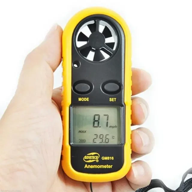 Цифровий анемометр Benetech GM816 (0,7 - 30 м/с; -10..+45 °C) — Оригінальний товар
