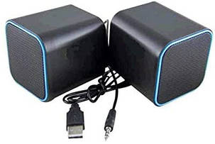 Колонки HAVIT HV-SK473 2*2W USB BI-Blue, фото 1
