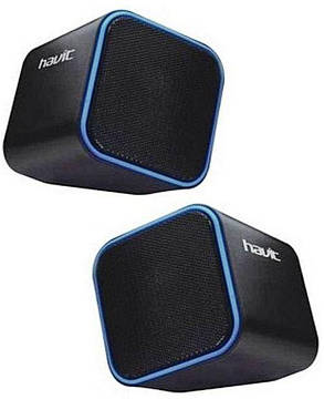 Колонки HAVIT HV-SK473 2*2W USB BI-Blue, фото 4
