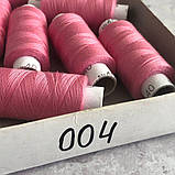 004 Нитки в котушках, для шиття 100% поліестер 40/2 (боб 200м), фото 3