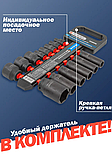 Набір ударних головок комбінований на пластиковому тримачі 14 шт, 1/2" F-4149MPB, фото 3