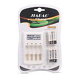 Пристрій зарядний акумуляторних батарей JIABAO JB-212 + акумулятори 4 шт., фото 3