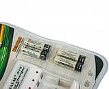 Пристрій зарядний акумуляторних батарей JIABAO JB-212 + акумулятори 4 шт., фото 5