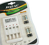 Пристрій зарядний акумуляторних батарей JIABAO JB-212 + акумулятори 4 шт., фото 2