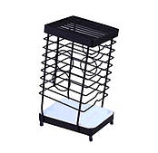 Кухонний органайзер для посуду, столових приборів Чорний