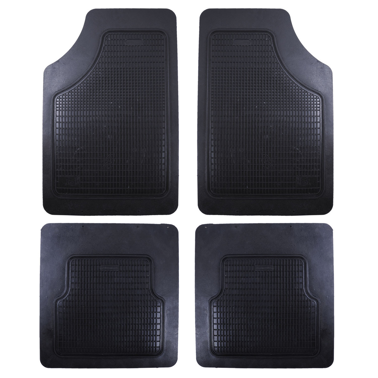 Килимки гумові (4шт) чорні "Акцент" YP-GROUP "Дубно" ПРЕМІУМ, фото 1