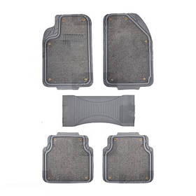 Кілімки зима/літо "Grey" — 5 шт. — "Elegant" 215017 — на заклепках (4 шт./ясть)