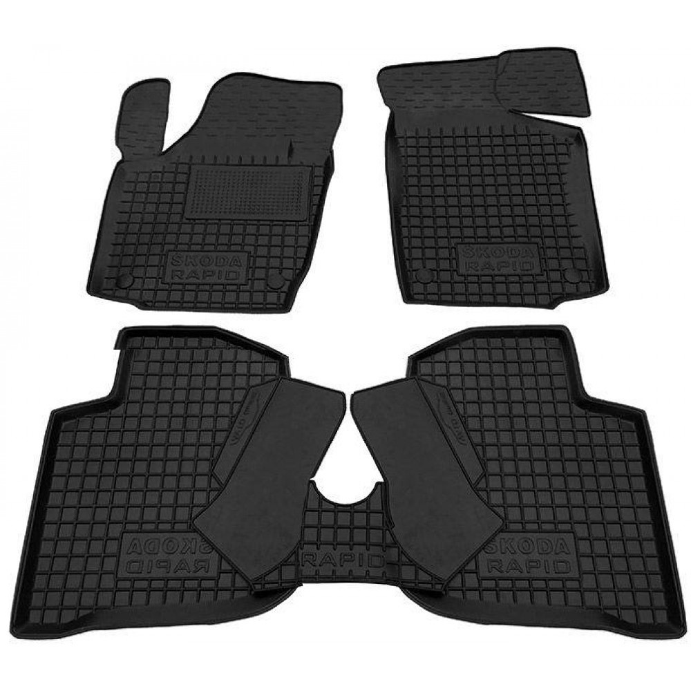 Килимки салона Skoda Rapid 2012- "Avto-Gumm"11359, фото 1