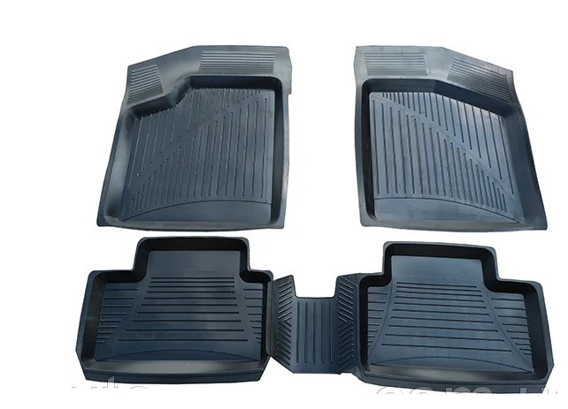 Килимки гумові Lada 2108-21099/2113-2115 (5шт) коритом+перемичка припаяна з одного боку.РТІ, фото 1