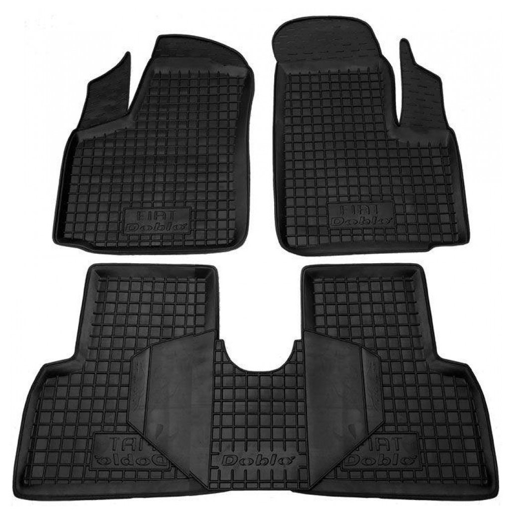 Килимки салона Fiat Doblo 2000-2009 4шт. Avto-Gum(11173), фото 1