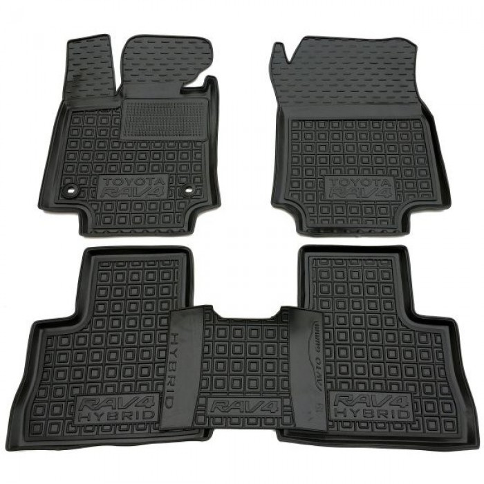Килимки салона Toyota Rav4 V 2018- HYBRID (4шт) "Avto-Gumm" 11746, фото 1