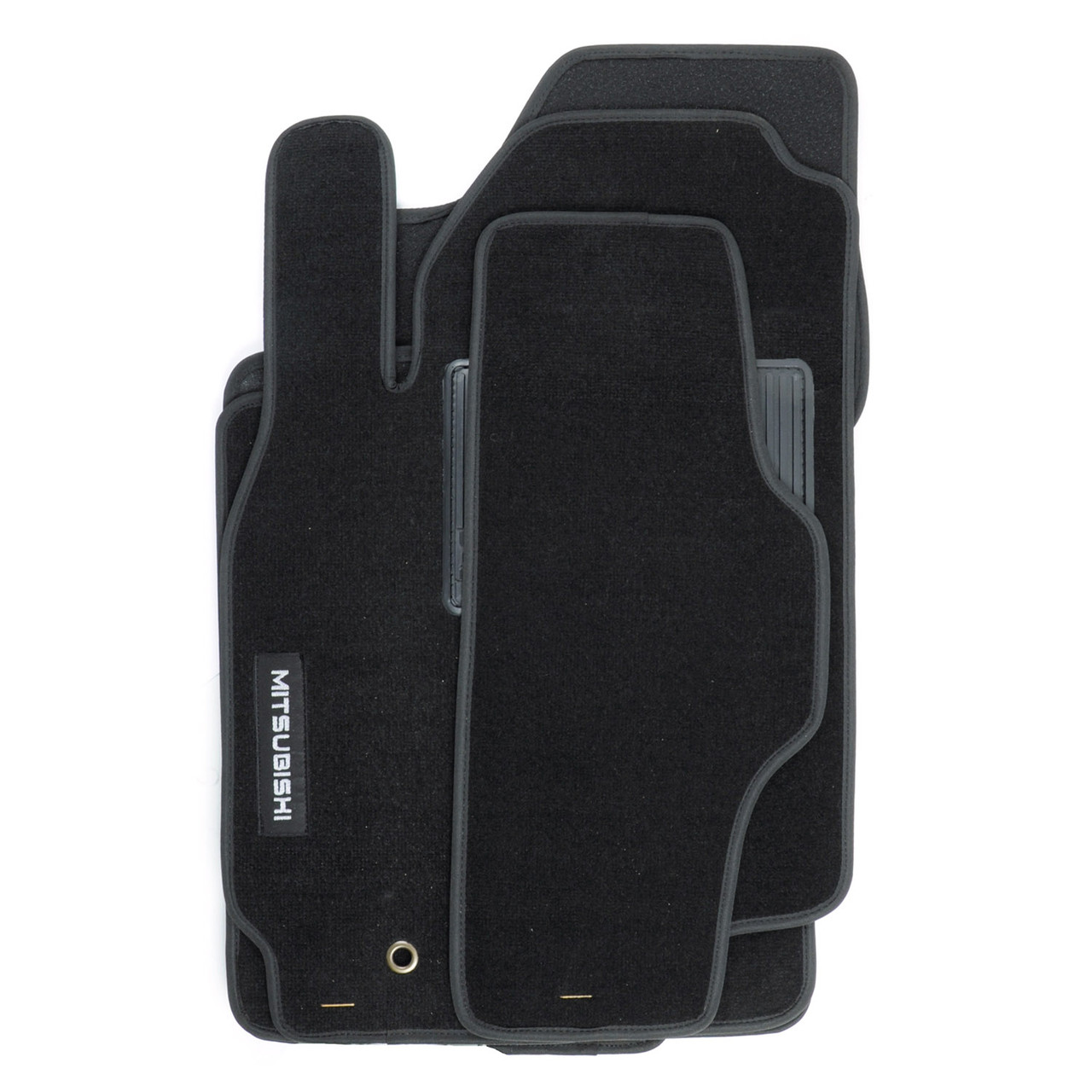 Килимки текстиль MB Lancer (IX) 03-07р. Чорні "GRIP"(основа липучка) Ворс стрижений., фото 1