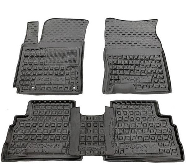 Килимки салона Hyundai Kona 2019- (ДВС) "AVTO-Gumm" 11776, фото 1