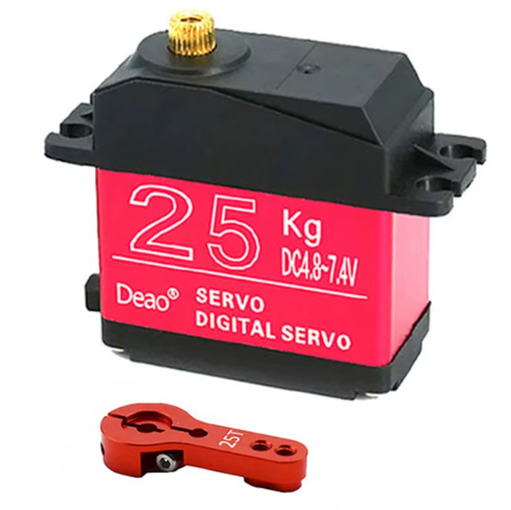 Сервопривод цифровий 25 кг 180 градусів із великим крутним моментом