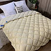 Ковдра зимова Classic холлофайбер 500g/m2 кремовий, фото 3