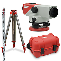 Нівелір оптичний SOK-32 GeoTools ( Made by Poland ) + штатив + рейка 5м