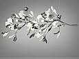 Фарфорова люстра на 12 ламп, хром, фото 2