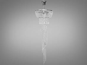 Кришталева люстра "Кришталевий каскад" на 7 ламп