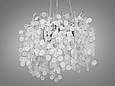 Кришталева люстра Гліцинія на 6 ламп, хром, фото 2